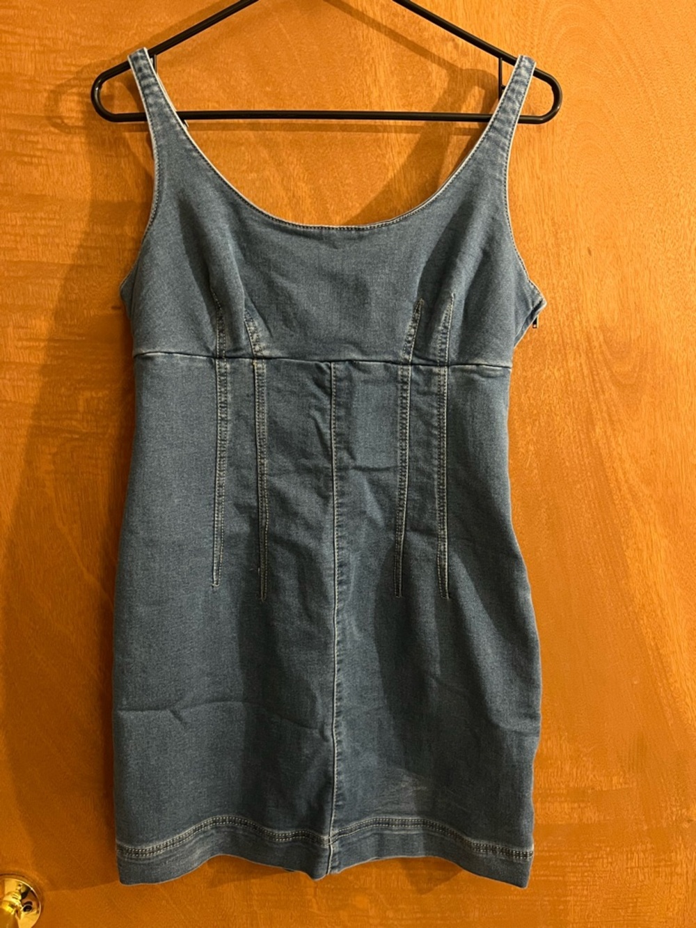 No Boundaries Blue Denim Sleeveless Dress